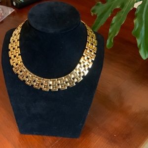 Vintage Gold Plated Link Chain Necklace